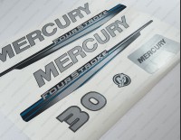 Mercury 30HP Four Stroke 2013-2017 Outboard Decal Kit